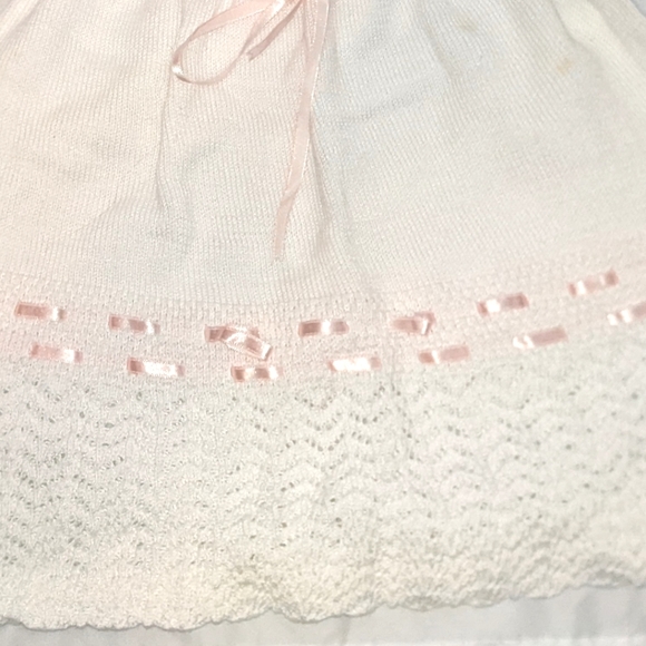 Vintage 90s Sophie Dess Knit Baby Dress, Sz 24 Months - Picture 7 of 7